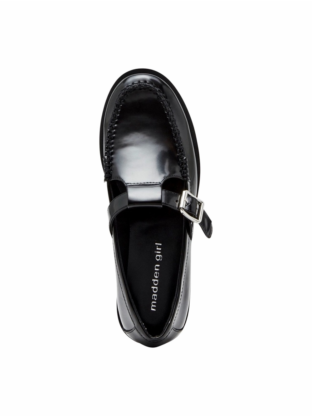Madden Girl – Moccha T-Strap Mary Jane Loafers – Black – Sz. 8